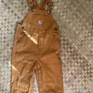 24month Carhartt Overalls with button snap legs